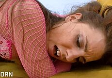 Bad Girl's Heart Races Seducing Stepdaddy's Hot Cock into Her Tight Young Pussy