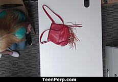 that burglar teen got blackmailed by lp officer big cock punishment cowgirl doggystyle office fuck