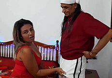 Luara Sonza Craves Myke Brazil's Brutal Anal Christmas Pounding Hard