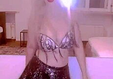 Belly dancer findom goddess shakes big tits for dirty cash domination tribute