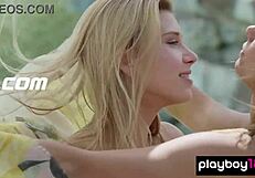 Naked Czech milf Anetta Keys rips clothes off teen gf Emily Rise for outdoor pussy licking