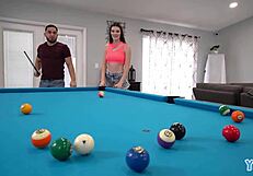 Fiona Frost tight shaved pussy destroyed by rough doggystyle deepthroat pounding