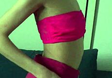 hey candie cross, fishnets and no panties got you ripping skirts for skinny ass hunger now?