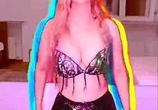 Belly dancer findom goddess shakes big tits for dirty cash domination tribute