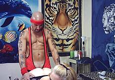 Behind the scenes cam catches glasses girl in missionary doggystyle sex