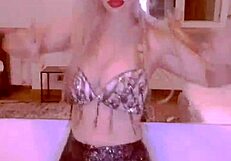 Belly dancer findom goddess shakes big tits for dirty cash domination tribute