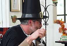 our wet thanksgiving with mommy and daddy's juicy squirting feast