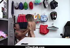you caught stealing? bend over for my cock punishment now!