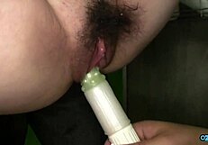 that classy young bitch's puffy clit nipples throb as she deepthroats huge load
