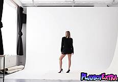 watch polish blondie weronika wabia strip and reveal her perfect big natural tits slowly