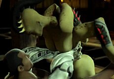 Mortal Kombat Jax Pounds Sheeva Parody