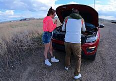 i was totally frozen while she fucked me hard