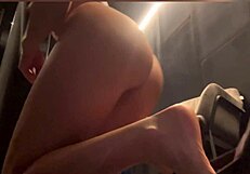 hidden solarium cam spies oiled japanese girl's big tits and nipples