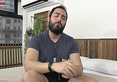 skinny latina teen with small cock fetish teases her narrow ass on camera