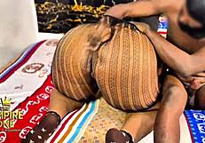 Norsegod bends stepsis over for rough doggystyle pounding