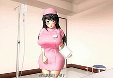 Busty nurse with big ass and tits treats patient