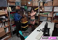 Mischievous Garage Thief Eden Swipes Big Cock Gets Hardcore Punished Roughly