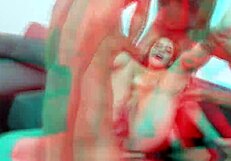 Two hours nonstop anal destruction with Sussy Gala's DP DAP gangbang big gape 5-on-1 pissing