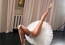 Fucked flexible ballerina's tight pussy and ass at concert quickie