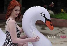 Needy Stepmom Begs for Taboo Outdoor Pussy Pounding by Group.