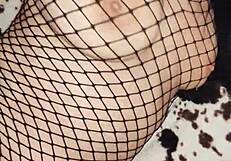 skinny gypsy milf model strips erotic lingerie to finger her horny milf pussy