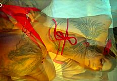 Blonde Big Ass Puts Bikini Sideways for Doggy Anal Creampie