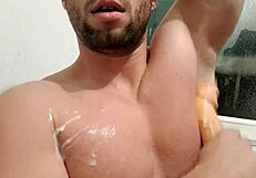 armpit fetish explodes with cum and piss drenching every sweaty inch