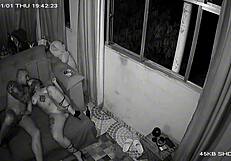 security cam catches brazilian couple first fuck of year
