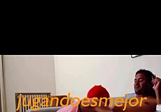 Skinny ladyboy deepthroats bisexual cock in playful 1on1 session