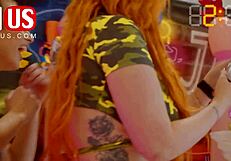 lauren phillips and gia derza devour pussies in wild jerkaoke orgy