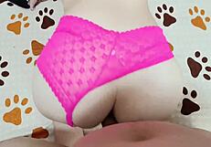 Petite Young Latina Exits Bathroom for Best Friend's Creampie Doggystyle Ride