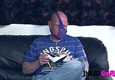 Big Tits Inked Wife Cuckolds Husband with Stranger's Cock While He Watches Helplessly
