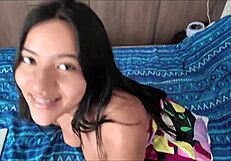 colombian neighbor invites pov creampie first time fuck with pornstar latina
