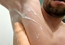 armpit fetish explodes with cum and piss drenching every sweaty inch