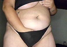 hey luna caught stripping big tits plays solo in her room