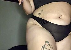 hey luna caught stripping big tits plays solo in her room