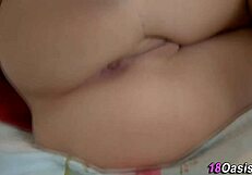 Real Teen Tits Jizzed On Face After Hardcore Toy Masturbation