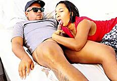 naughty stepmom shares bed with stepson for hot sex