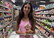 Facial Fetish Blowjob Explodes into Cumwalk Public Supermarket Adventure!