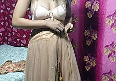 desi girlfriend sneaks hard fuck from boyfriend before her big indian wedding