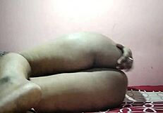 hot beautiful athletic fitness girl spreads pussy wide for intense tits-bouncing masturbation session