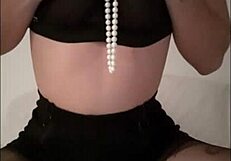 brazilian blonde teen slut masturbates petite body with anal plug till orgasm