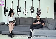 William Vega bends patient over in psychologist therapy roleplay cumshot