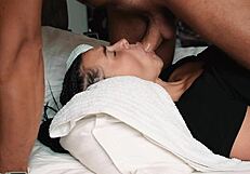 next door housewife slurps throbbing cock in sloppy oral creampie compilation dripping everywhere