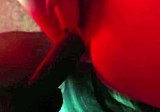 watch her pussy spasm wildly from huge black cock creampie dripping out close-up orgasm explosion