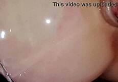 Her secret anal craving explodes into deep chair penetration thrill