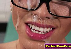 WOW! Spex UK Babe Gulps Cock and Jizz in Stockings Casting Interview!