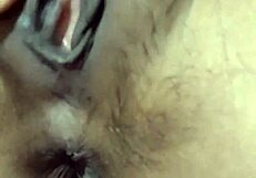 how does this indonesian beauty finger her huge swollen pussy lips so deep?