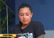 Big tits latina takes rough pounding from bwc agent during amateur casting interview