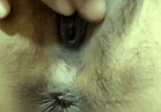 how does this indonesian beauty finger her huge swollen pussy lips so deep?